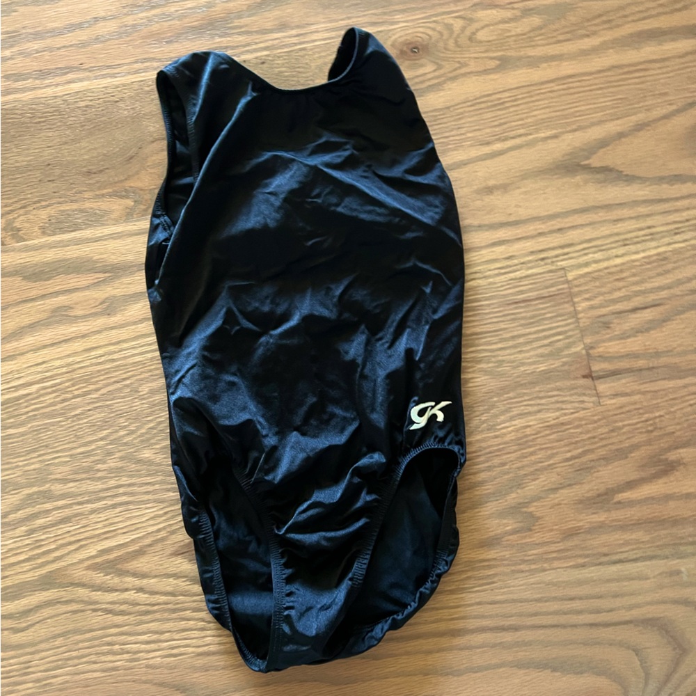 Girls black leotard